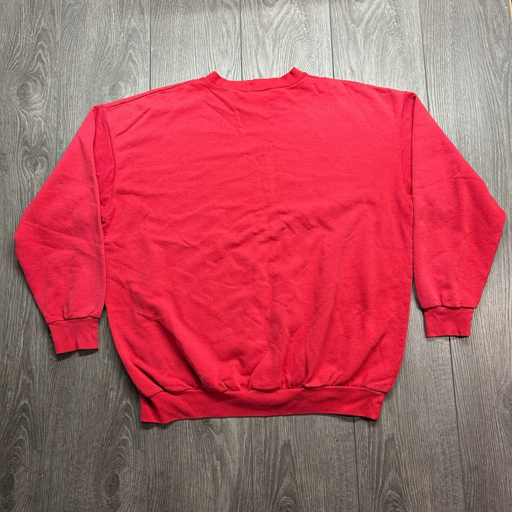 Vintage Northern Reflections Canada Red Graphic Sweatshirt Mens Large Canoe Loon - Picture 4 of 7